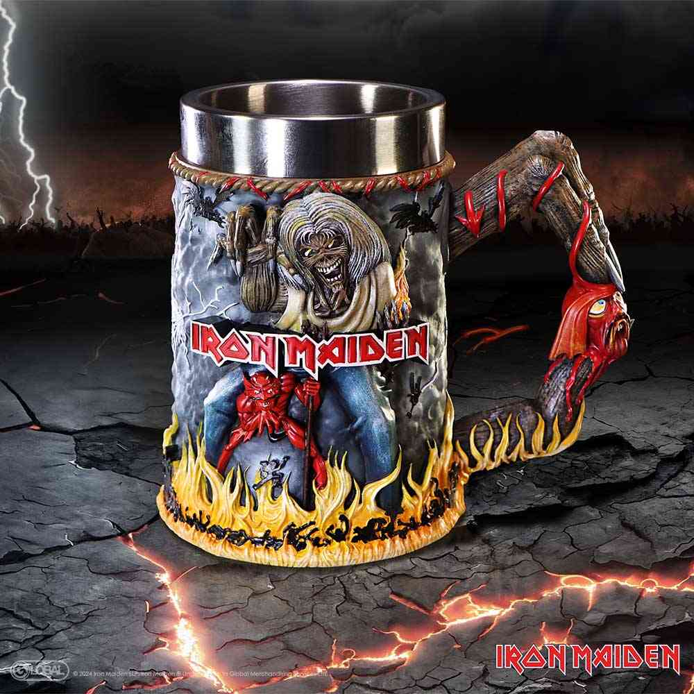 Nemesis Now Iron Maiden - The Number of the Beast 16cm Tankard - Multicolours